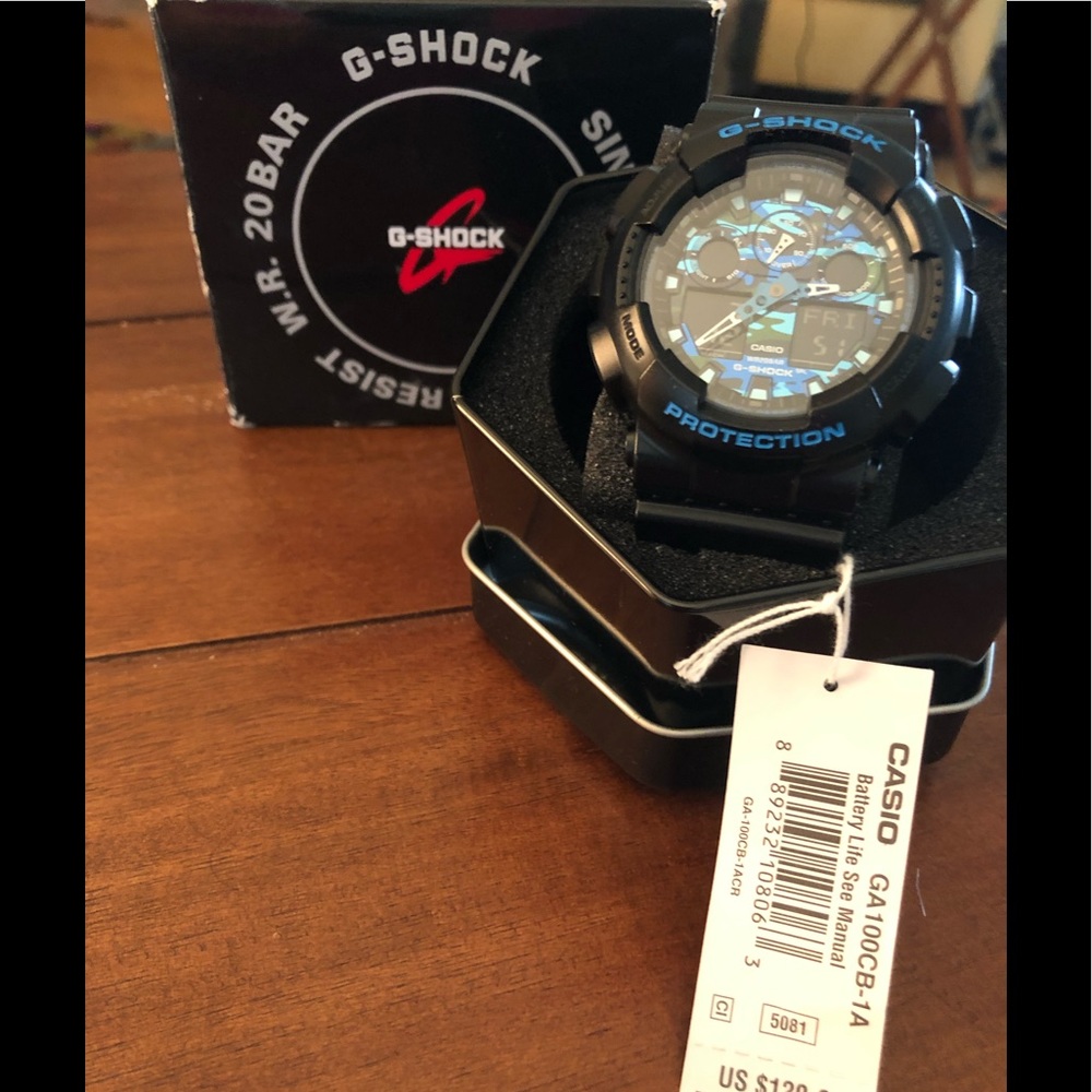 G Shock Black Watch NWT